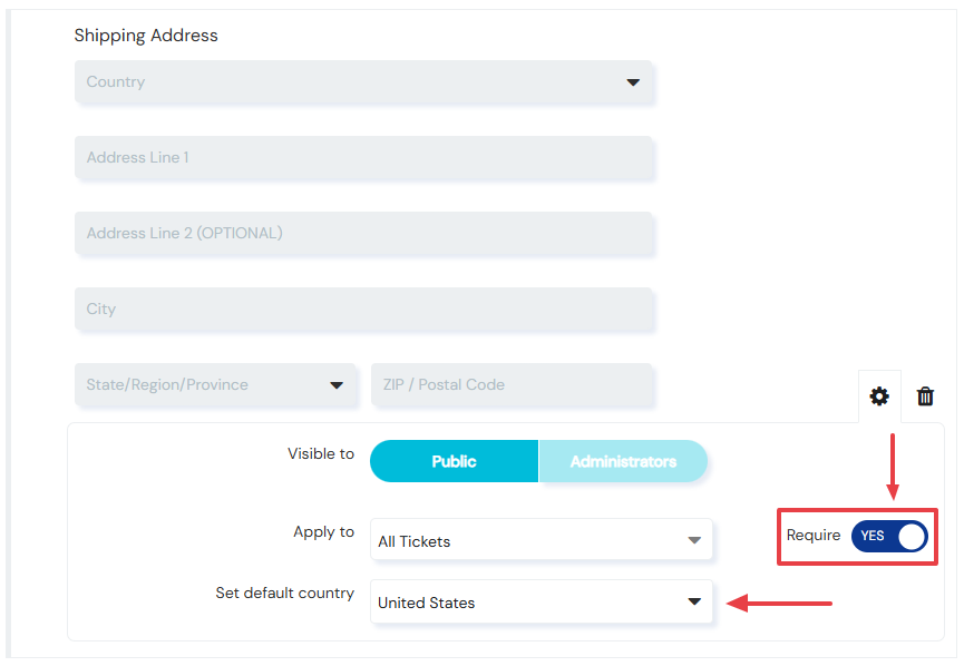 How can I set a Default Country to simplify the way my event goers ...